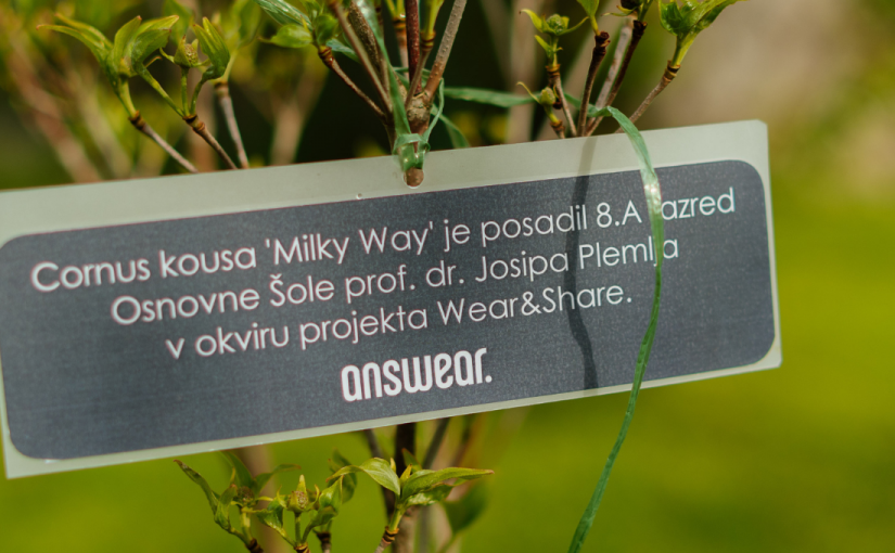 Podari obleko, posadi smreko!